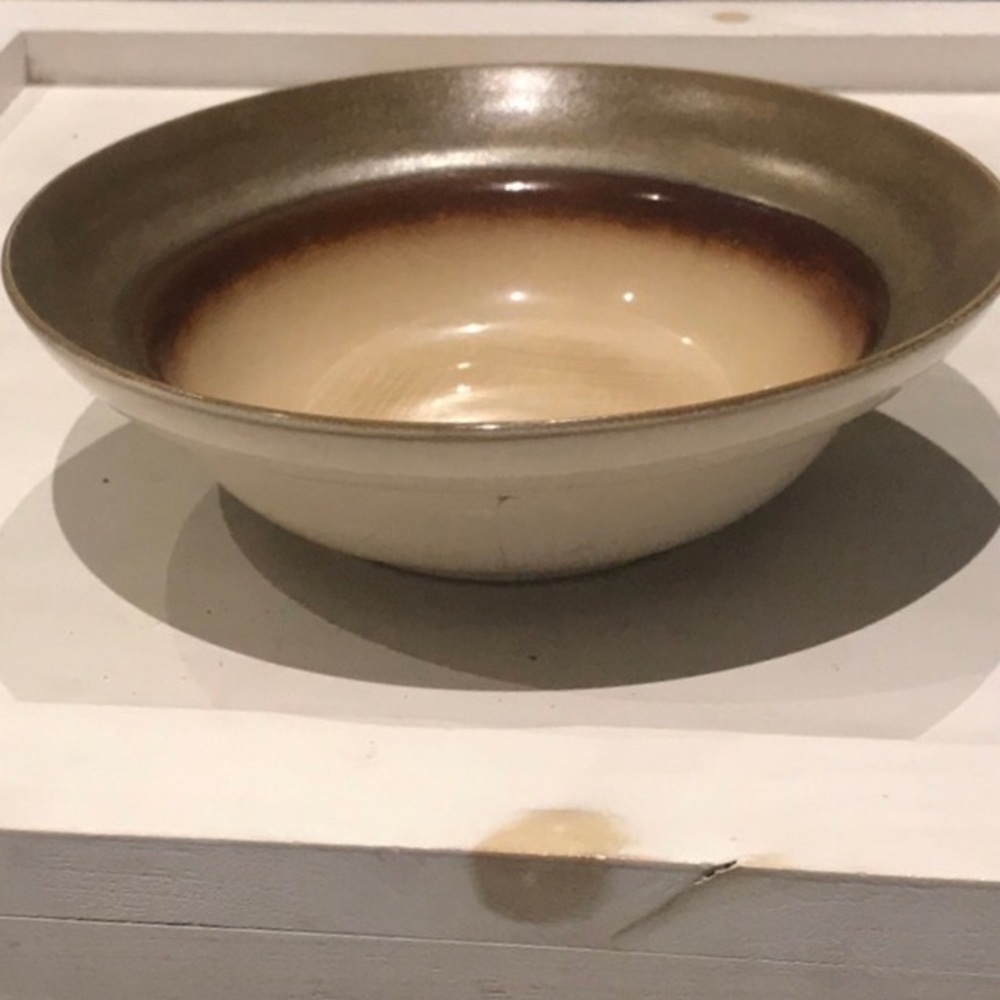 Sears Large Rimmed Bowl & Matching Plate Rustic Farmhouse Kitchen - Picture 2 of 16